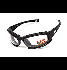 Окуляри захисні з ущільнювачем Global Vision Assault (clear) Anti-Fog, прозорі