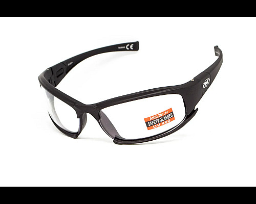 Окуляри захисні з ущільнювачем Global Vision Assault (clear) Anti-Fog, прозорі