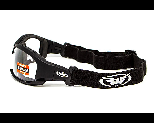 Окуляри захисні з ущільнювачем Global Vision Assault (clear) Anti-Fog, прозорі