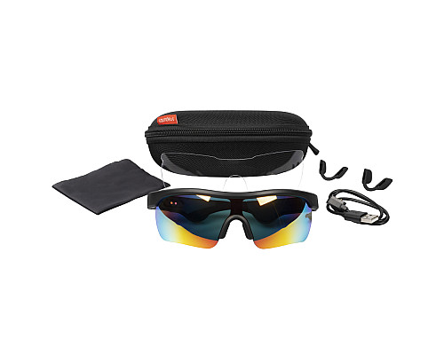 Сонцезахисні окуляри Bluetooth із вбудованими динаміками Sondeus Soundglasses 5S чорний Сонцезахисні окуляри Bluetooth із вбудованими динаміками Sondeus Soundglasses 5S чорний