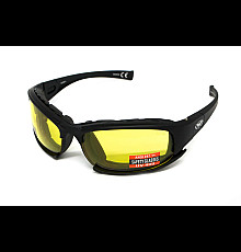 Окуляри захисні з ущільнювачем Global Vision Assault Anti-Fog, жовті