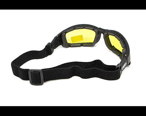 Окуляри захисні з ущільнювачем Global Vision Assault Anti-Fog, жовті