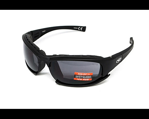 Окуляри захисні з ущільнювачем Global Vision Assault Anti-Fog, сірі