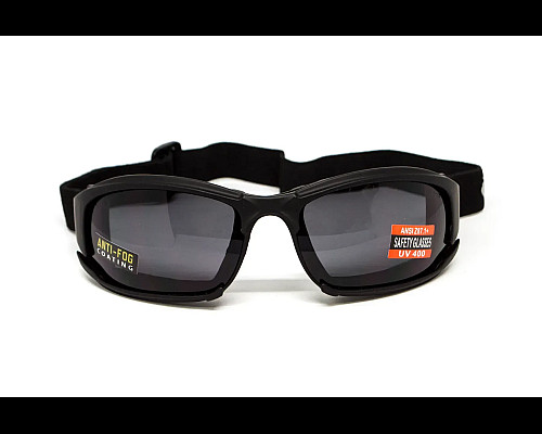 Окуляри захисні з ущільнювачем Global Vision Assault Anti-Fog, сірі