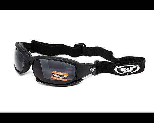 Окуляри захисні з ущільнювачем Global Vision Assault Anti-Fog, сірі