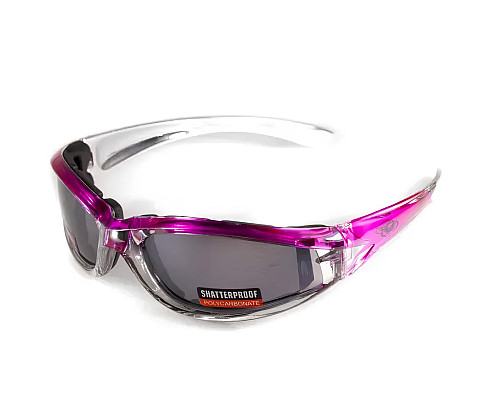 Окуляри захисні з ущільнювачем Global Vision FlashPoint Pink, рожеві