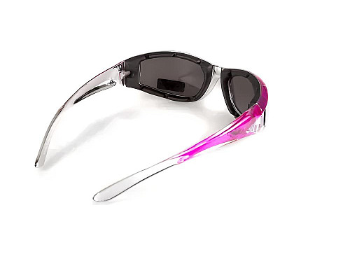 Окуляри захисні з ущільнювачем Global Vision FlashPoint Pink, рожеві
