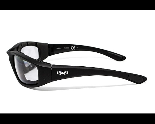 Окуляри захисні фотохромні з поляризацією Global Vision Kickback-Z Polarized+Photochromic Anti-Fog, прозорі