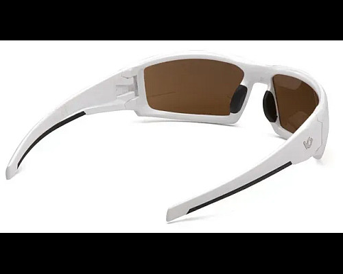 Окуляри захисні Venture Gear Pagosa White Anti-Fog, коричневі