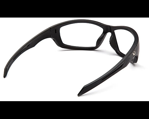 Окуляри захисні Venture Gear Tactical Howitzer Black Anti-Fog, прозорі