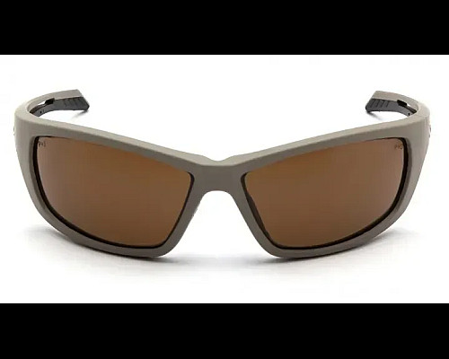 Окуляри захисні Venture Gear Tactical Howitzer Tan Anti-Fog, коричневі