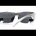 Окуляри захисні в металевій оправі Global Vision Bad-Ass-2 Silver (gray), сірі