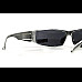 Окуляри захисні в металевій оправі Global Vision Bad-Ass-2 Silver (gray), сірі