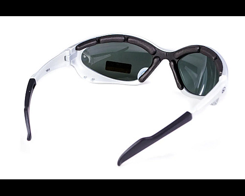 Окуляри захисні з поляризацією Black Rhino Rhinolidz Polarized, сірі