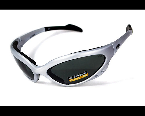 Окуляри захисні з поляризацією Black Rhino Rhinolidz Polarized, сірі