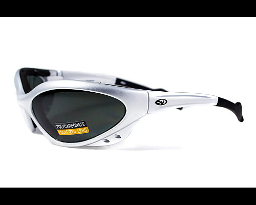 Окуляри захисні з поляризацією Black Rhino Rhinolidz Polarized, сірі