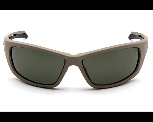 Окуляри захисні Venture Gear Tactical Howitzer Tan Anti-Fog, темно-зелені