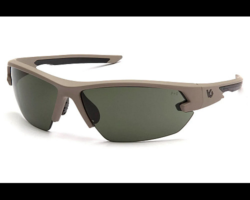Окуляри захисні Venture Gear Tactical Semtex 2.0 Tan Anti-Fog, темно-зелені