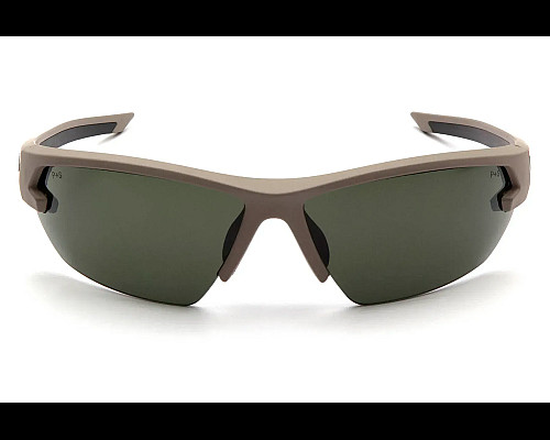 Окуляри захисні Venture Gear Tactical Semtex 2.0 Tan Anti-Fog, темно-зелені