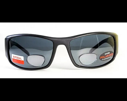 Окуляри біфокальні поляризаційні BluWater Bifocal-1 (+1.5), сірі