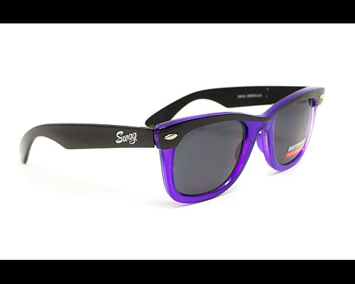 Окуляри захисні Swag Hipster-4 Purple, сірі