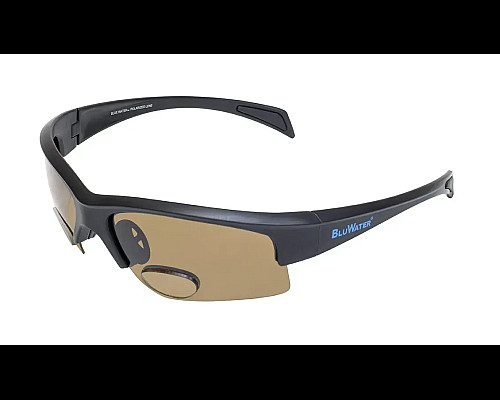 Окуляри біфокальні поляризаційні BluWater Bifocal-2 (+2.0), коричневі