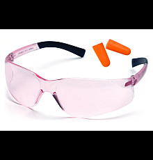 Окуляри захисні Pyramex Mini-Ztek combo, рожеві 