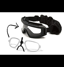 Окуляри захисні з ущільнювачем Venture Gear Tactical Loadout+RX Super Anti-Fog H2MAX, прозорі з діоптрійною вставкою