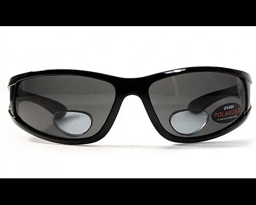 Окуляри біфокальні поляризаційні BluWater Bifocal-3 (+2.5), сірі