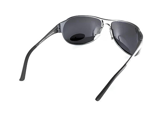 Окуляри поляризаційні BluWater Alumination-3 Gun Metal Polarized, сірі