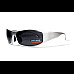 Окуляри захисні Global Vision BAD-ASS-1 Silver, чорні