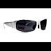 Окуляри захисні Global Vision BAD-ASS-1 Silver, чорні