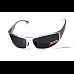 Окуляри захисні Global Vision BAD-ASS-1 Silver, чорні