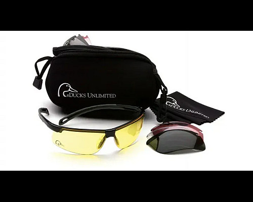 Окуляри захисні зі змінними лінзами Ducks Unlimited Ducab-2 shooting KIT, Anti-Fog