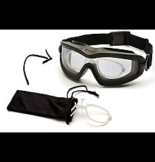 Окуляри захисні з ущільнювачем Pyramex V2G-XP + RX Anti-Fog, прозорі 