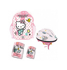 Набір протекторів+шолом+сумка Insportline Hello Kitty