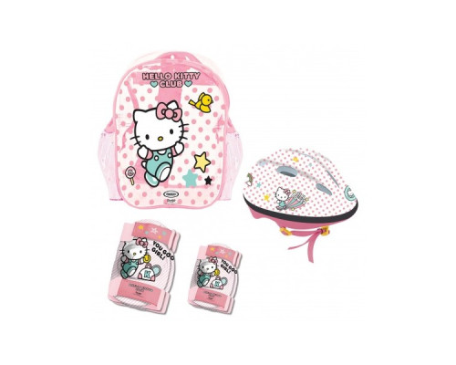 Набір протекторів+шолом+сумка Insportline Hello Kitty Набір протекторів+шолом+сумка Insportline Hello Kitty
