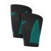 Бандаж для коліна Reebok Knitted Compression Thigh Sleeve розмір M, чорно-бірюзові
