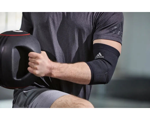 Бандаж для ліктя Reebok Speedwick Elbow Support розмір M, чорно-білий