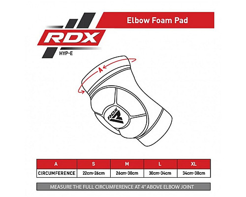 Налокітники RDX K5 S, чорні