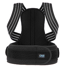 Коректор постави ONE FITNESS KP207 розмір L, чорний