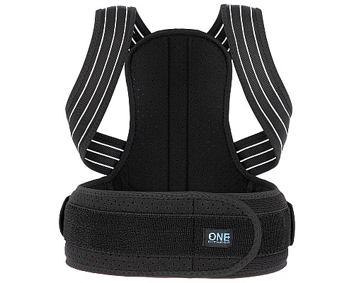 Коректор постави ONE FITNESS KP207 розмір L, чорний