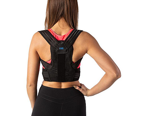 Коректор осанки для спини KP207 ONE FITNESS - чорний/розмір М Коректор осанки для спини KP207 ONE FITNESS - чорний/розмір М