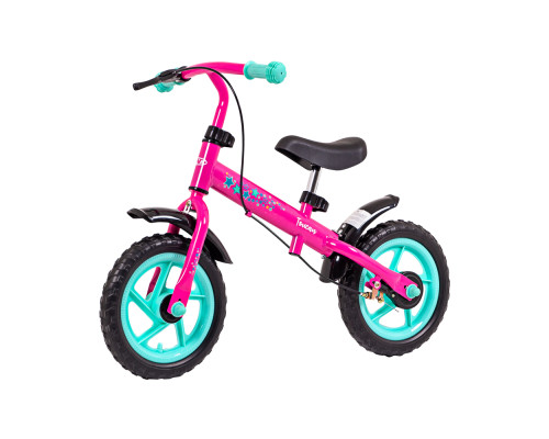 Біговий велосипед WORKER Toucan - рожево-бірюзовий