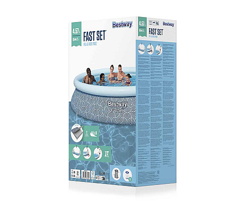 Басейн надувний 9в1 Bestway 57313NN 457 x 84 см