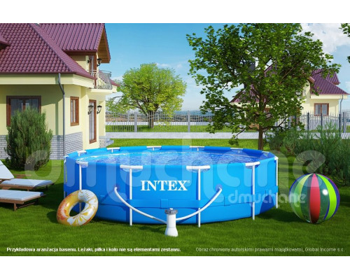 Басейн каркасний 9в1 INTEX 28202, 305 x 76 см, синій Басейн каркасний 9в1 INTEX 28202, 305 x 76 см, синій