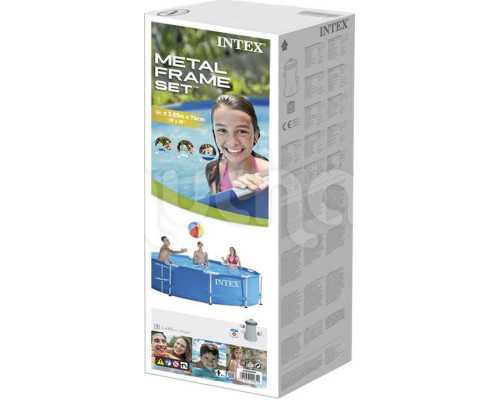 Басейн каркасний 9в1 INTEX 28202, 305 x 76 см, синій Басейн каркасний 9в1 INTEX 28202, 305 x 76 см, синій