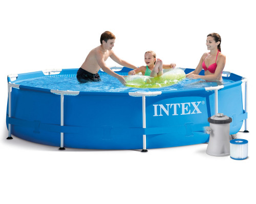 Басейн каркасний 9в1 INTEX 28202, 305 x 76 см, синій Басейн каркасний 9в1 INTEX 28202, 305 x 76 см, синій