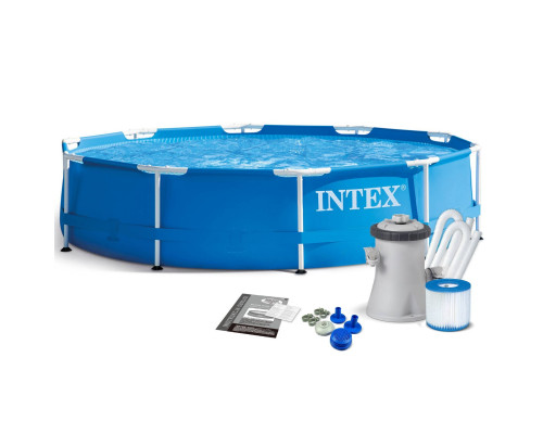 Басейн каркасний 9в1 INTEX 28202, 305 x 76 см, синій Басейн каркасний 9в1 INTEX 28202, 305 x 76 см, синій