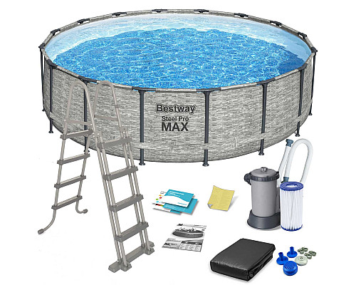 Басейн каркасний Bestway 5619E Steel Pro Max 427 см
